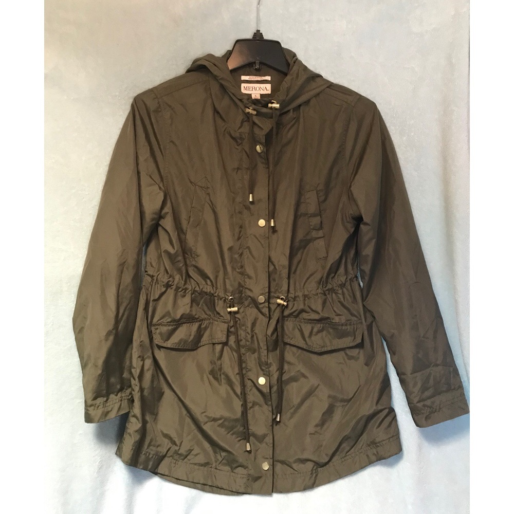 Olive Green Water Resistant Jacket